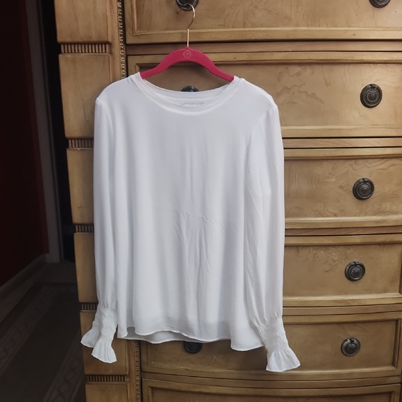 Rachel Zoe Classic White Blouse - Picture 1 of 7